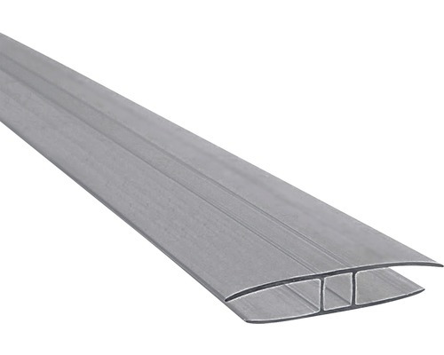 Plastový profil Bravo LPH na polykarbonátové dosky 6 mm dĺžka 3 m H-profil pre polykarbonátové dosky