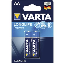 Alkalické batérie Varta Longlife Power AA, 2 kusy