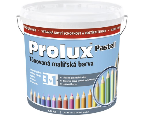Oteruvzdorná farba na stenu Prolux Pastell modrá 1,5 kg
