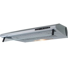 Kovový odsávač pár so sklenenou clonou a ovládacím panelom