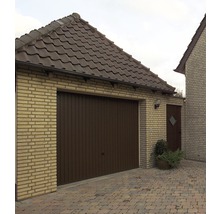 Výklopná garážová brána Ecostar 2500 x 2125 mm, hnedá