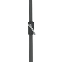 Slnečník balkónový Soluna Bordeaux 270 cm pologuľatý tmavo sivý-thumb-6