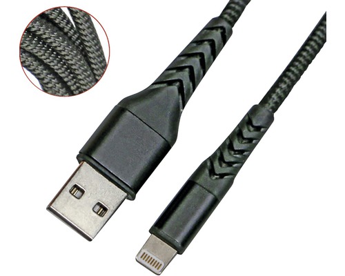 Nabíjací USB kábel 3m / kompatibilný s Apple /