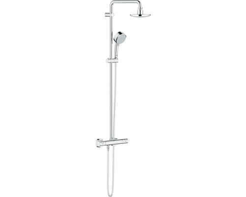 Sprchový systém s termostatickou batériou Grohe Tempesta Cosmopolitan 27922000 Sprchový systém s hlavovou a ručnou sprchou