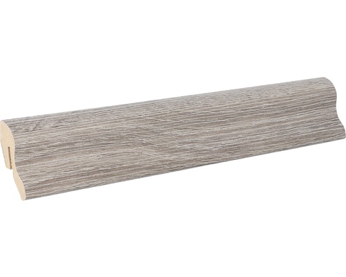 Soklová lišta MDF B530 dub kartáčovaný 22x40x2600 mm Podlahová lišta s drevenou štruktúrou