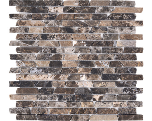 Mozaika z prírodného kameňa MOS Brick 476 hnedá 30,5 x 32,5 cm-0