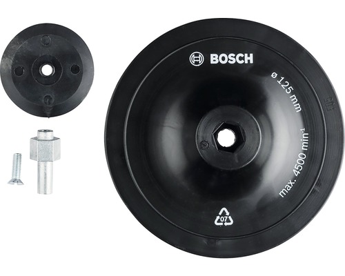 Oporný tanier pre vŕtačky Bosch Ø 125 mm, upínacia skrutka