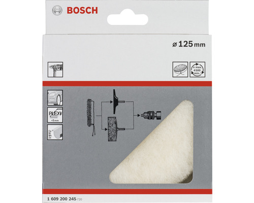 Leštiaci kužeľ Bosch, priemer 125 milimetrov