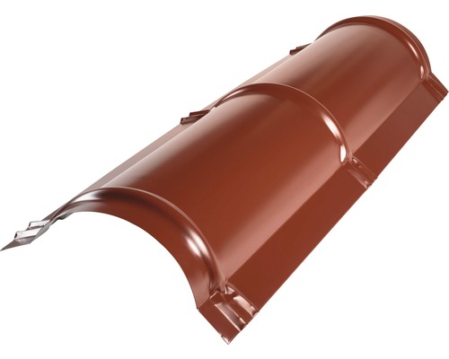 Hrebenáč polookrúhly Precit Roof 1000 mm 3009 oxidovaná červená Hlinená strešná taška