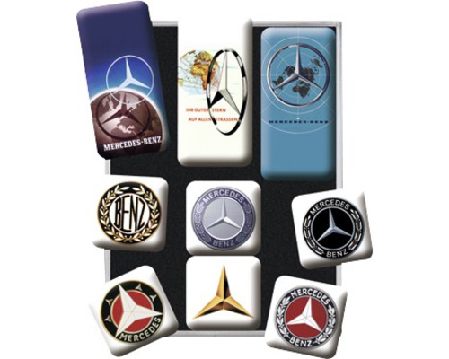 Rôzne logá Mercedes Benz v koláži
