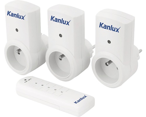 Smart Home set diaľkového ovládania zásuviek Kanlux 7980 Telimo TM - 3