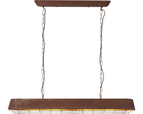 Závesné svietidlo v industriálnom štýle s reťazovým zavesením a kovovým puzdrom