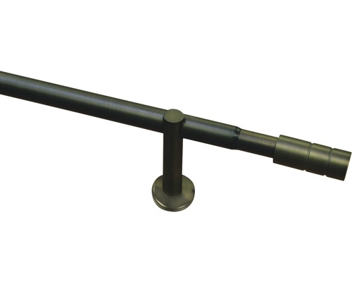 Záclonová tyč Valec bronz Ø 25/22 mm, 100-190 cm