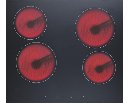 Sklokeramická varná doska so štyrmi varnými zónami