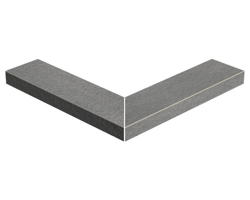 Bazénový lem TITAN 60x15x5 cm vonkajší roh 90° Rohové spojenie pre pracovné dosky z kameňa