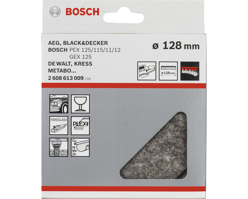 Balenie brúsna plsť Bosch priemer 128 milimetrov