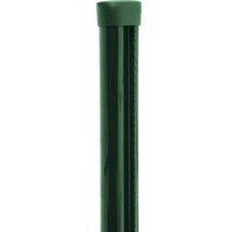 Stĺpik na plot Pilecký Pilclip Zn+PVC okrúhly 230 cm Ø 48 mm s montážnou lištou zelený-thumb-0
