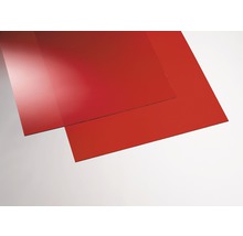 Farebná akrylová doska 3x250x500 mm hladká červená-thumb-0