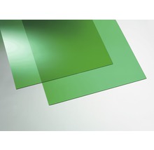 Farebná akrylová doska 3x500x500 mm hladká zelená