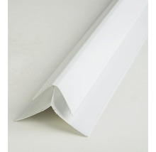 Profil pre plastové palubky rohový vonkajší 3000 x 26 x 26 mm biely-thumb-0