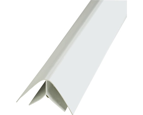 Profil pre plastové palubky rohový vnútorný 3000 x 26 x 26 mm biely Rohový profil z plastu