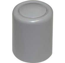 Sivý plastový nábytkový gombík