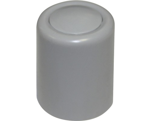 Dverná zarážka sivá Ø 30x35 mm 1 ks Sivý plastový nábytkový gombík