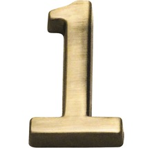 Domové číslo "1" bronz česaný 10 cm-thumb-0