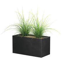 Obdĺžnikový kvetináč s trávami