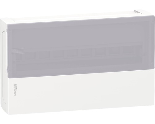 Rozvodná skriňa Schneider Electric MIP12118S Mini Pragma jednoradová 18 modulov Poistková skrinka s priehľadným krytom