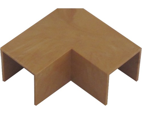 Ukončovací profil ohybový svetlé drevo 18x18 mm