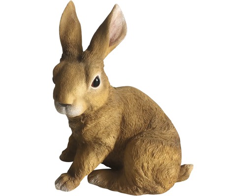 Dekoratívna figúrka zajaca pre vnútorné a vonkajšie použitie
