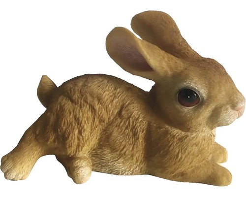 Zajac ležiaci Lafiora 16 x 8,4 x 10,2 cm hnedý