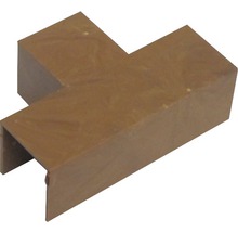 Ukončovací profil odbočný tmavé drevo 18x18 mm-thumb-1