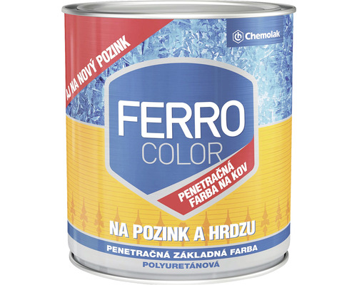 Farba penetračná základná na pozink a hrdzu Ferro Color Chemodur P 0,75 l