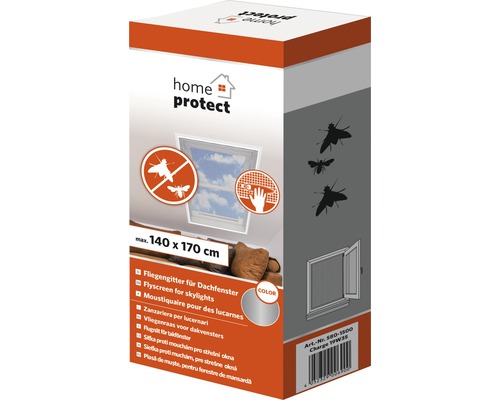 Sieťka proti muchám do strešného okna, maximálny rozmer 140 x 170 centimetrov