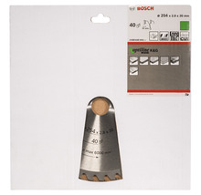 Pilový kotouč Bosch Optiline Wood 254x30x2,8 mm, Z40
