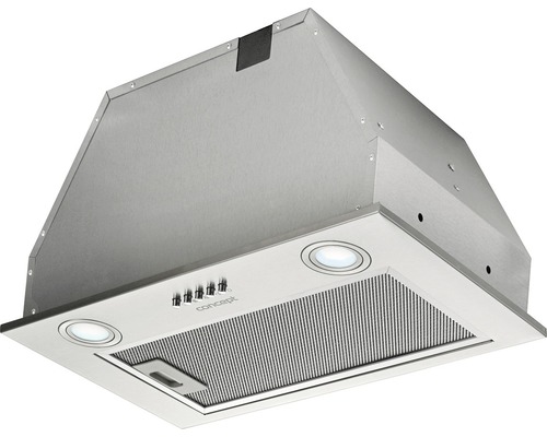 Nerezový digestor s osvetlením a ovládacími gombíkmi