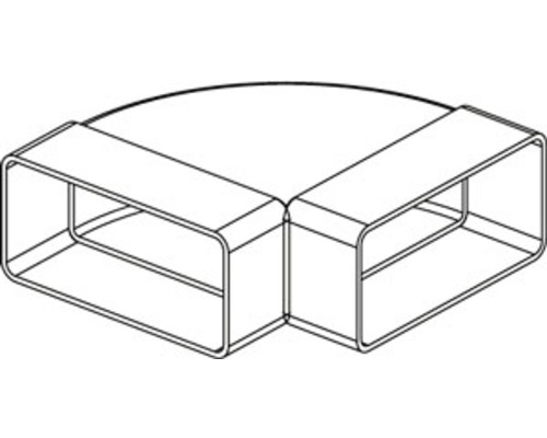Rohový diel kábelového kanála