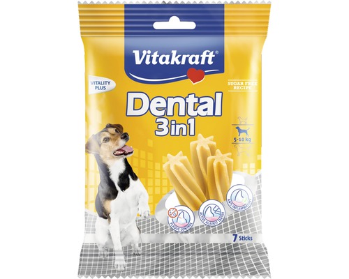 Maškrta pre psov Vitakraft Dental 2in1 120 g