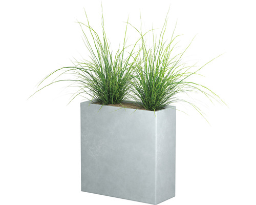 Obdĺžnikový kvetináč s rastlinami