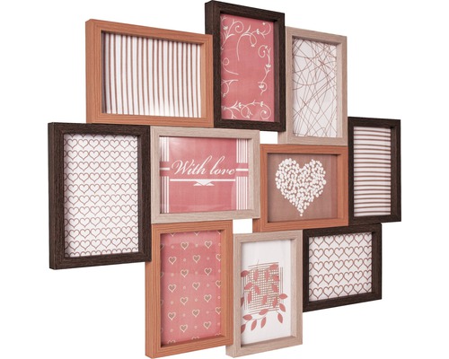 Kolážový fotorámik na viac fotografií