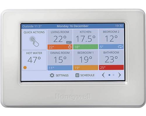 Inteligentný termostat Honeywell na reguláciu teploty v dome