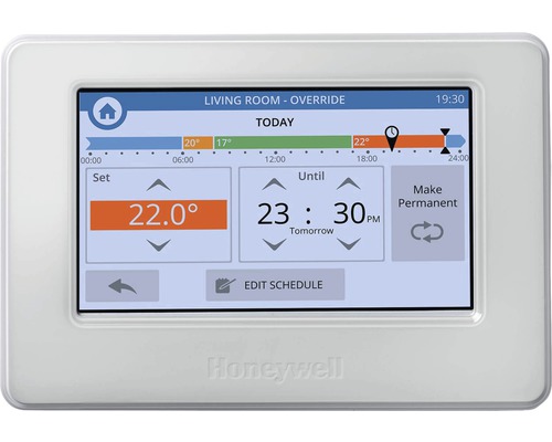 Izbový termostat Honeywell s digitálnym displejom