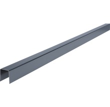 PRECIT Horný krycí profil antracitová sivá 70 mm, 1 m-thumb-0