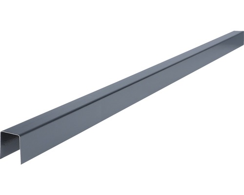 PRECIT Horný krycí profil antracitová sivá 70 mm, 1 m-0