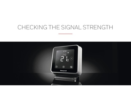 Termostat Honeywell na kontrolu sily signálu