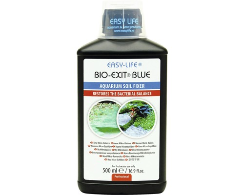 Bakteriálny prípravok Easy Life Bio-Exit Blue 500 ml Easy Life Bio-Exit Blue prípravok na zlepšenie substrátu akvária 500 ml
