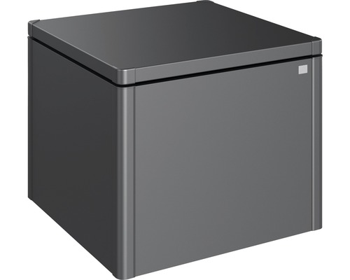 Štvorcová sivá kúpeľňová skrinka na montáž na stenu