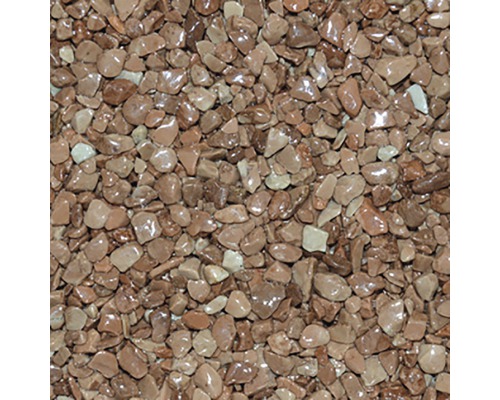 Dekoratívny materiál Kameň Den Braven 3 - 6 mm balenie 25 kg hnedá Detailný záber okrasnej drviny